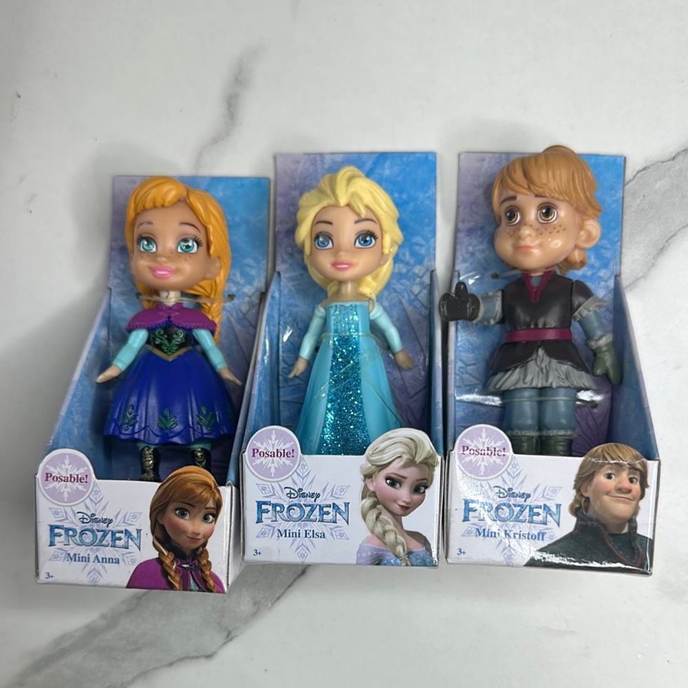 Disney Frozen mini Anna mini Elsa mini Kristoff